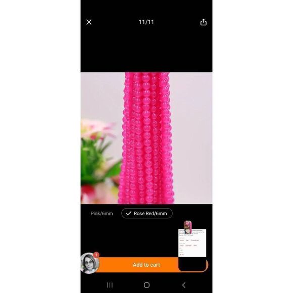 20glass beads+20 copper diomond spacers - Picture 10 of 12